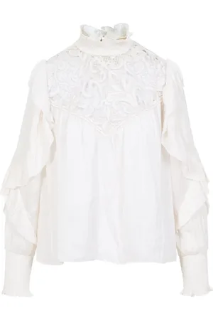 Isabel Marant Dames, Blouses & Shirts, Wit, Maat: XS Poliester