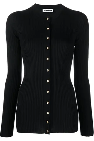 Jil Sander Dames, Truien, Zwart, Maat: S Wol