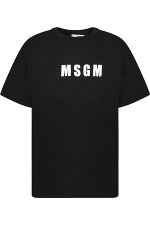 Msgm Heren, Tops, Zwart, Maat: L