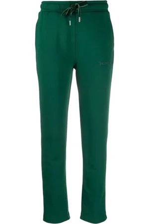 Tommy Hilfiger Dames, Broeken, Groen, Maat: L Katoen