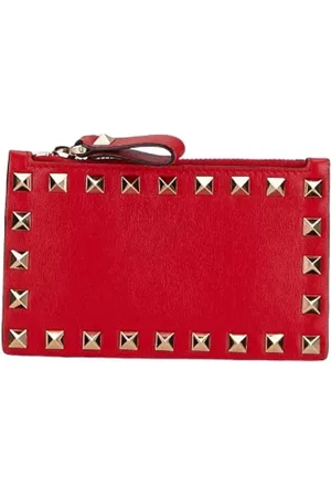 VALENTINO Dames, Pre-owned, Rood, Maat: ONE Size Leer