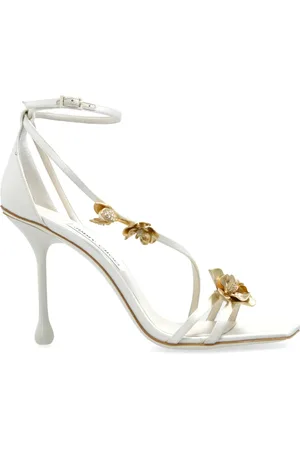 Jimmy Choo Dames, Schoenen, Wit, Maat: 37 1/2 EU Leer