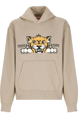 Kenzo Heren, Sweatshirts & Hoodies, Bruin, Maat: M Katoen