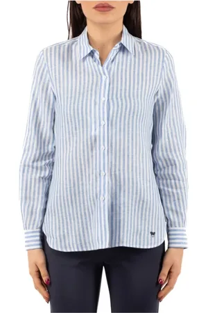 Max Mara Dames, Blouses & Shirts, Blauw, Maat: 2XS