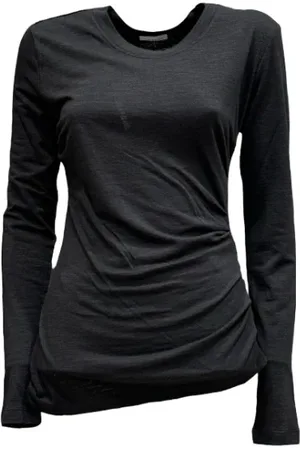 Isabel Marant Dames, Tops, Zwart, Maat: M Linnen