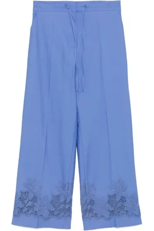 P.A.R.O.S.H. Dames, Broeken, Blauw, Maat: M