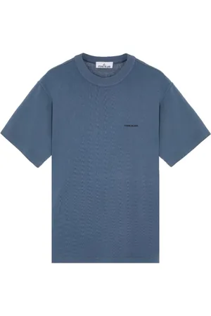 Stone Island Heren, Tops, Blauw, Maat: XL Katoen