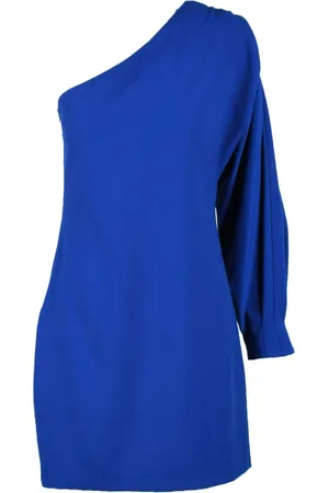 ACCESS FASHION Dames, Jurken, Blauw, Maat: M Viscose