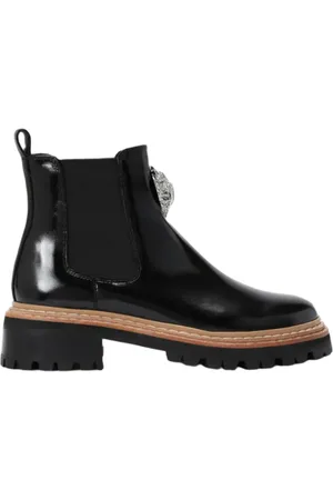 Kurt Geiger Dames, Schoenen, Zwart, Maat: 38 EU Leer