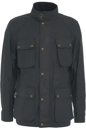 Belstaff Heren, Jassen, Zwart, Maat: L Katoen