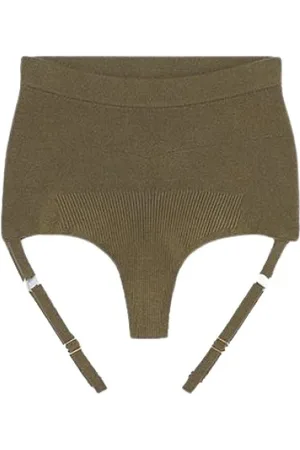 Jacquemus Dames, Ondergoed, Groen, Maat: XS Viscose