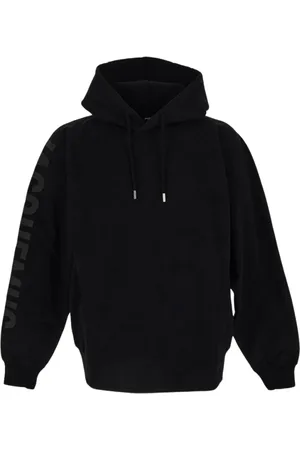 Jacquemus Heren, Sweatshirts & Hoodies, Zwart, Maat: M Katoen