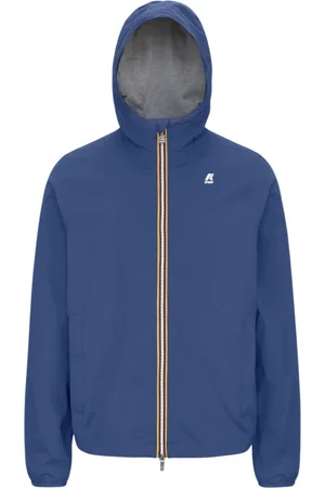 K-Way Heren, Jassen, Blauw, Maat: 2XL Katoen