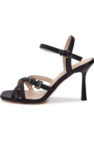 CESARE GASPARI Dames, Schoenen, Zwart, Maat: 38 EU Leer