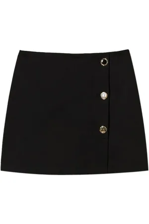 Twin-Set Dames, Rokken, Zwart, Maat: S Viscose