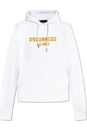 Dsquared2 Dames, Sweatshirts & Hoodies, Wit, Maat: L Katoen