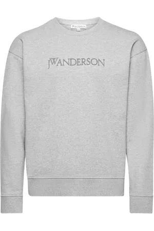 J.W.Anderson Heren, Sweatshirts & Hoodies, Grijs, Maat: S Katoen