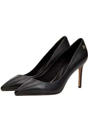 Tommy Hilfiger Dames, Schoenen, Zwart, Maat: 40 EU Leer