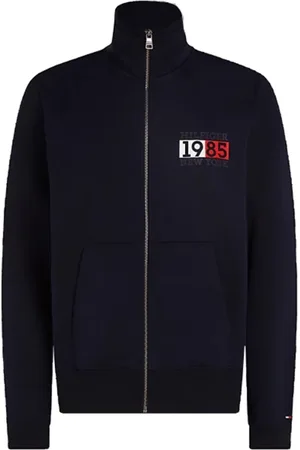 Tommy Hilfiger Heren, Sweatshirts & Hoodies, Blauw, Maat: 4XL Katoen