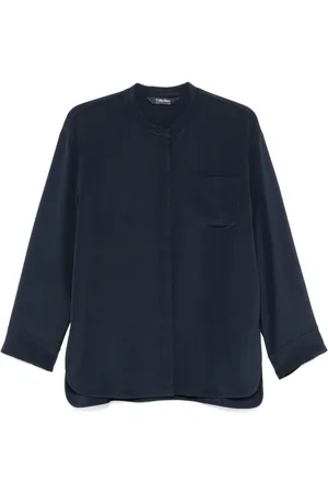 Max Mara Dames, Blouses & Shirts, Blauw, Maat: XL