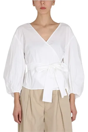 Michael Kors Dames, Blouses & Shirts, Wit, Maat: M Katoen