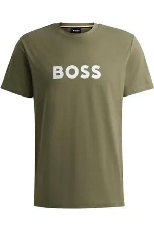 HUGO BOSS Heren, Tops, Groen, Maat: XS Katoen