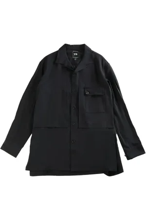 Y-3 Heren, Overhemden, Zwart, Maat: S