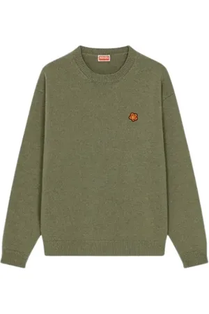 Kenzo Heren, Truien, Groen, Maat: L Wol