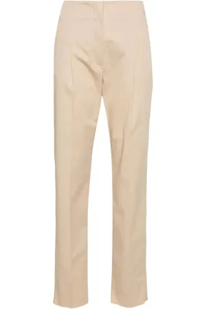 Max Mara Dames, Broeken, , Maat: M Katoen