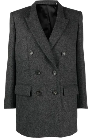 Isabel Marant Dames, Jassen, Grijs, Maat: S Wol