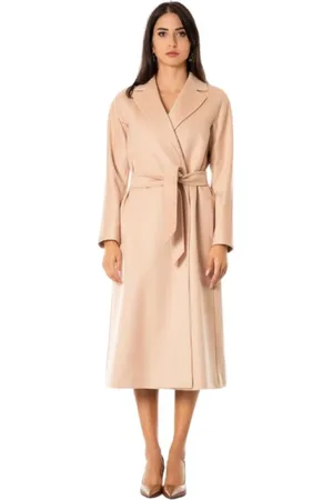 Max Mara Dames, Mantels, , Maat: L Wol