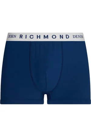 John Richmond Heren, Ondergoed, Blauw, Maat: XL Katoen