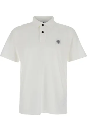 Stone Island Heren, Tops, Wit, Maat: XL Katoen