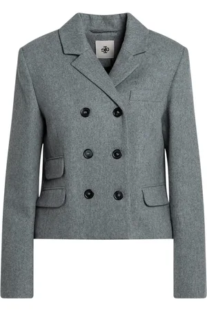THE GARMENT Dames, Jassen, Blauw, Maat: M Wol