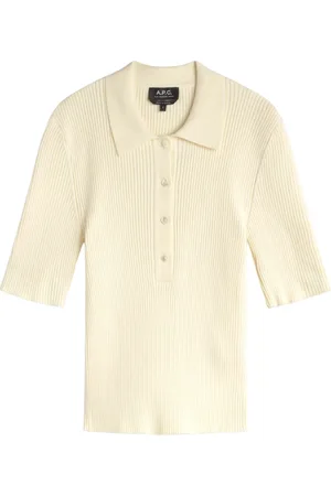 A.P.C. Dames, Tops, Wit, Maat: L Katoen
