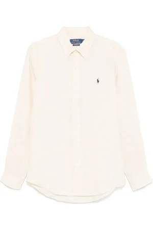 Ralph Lauren Heren, Overhemden, , Maat: L Linnen