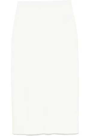 P.A.R.O.S.H. Dames, Rokken, Wit, Maat: M Viscose