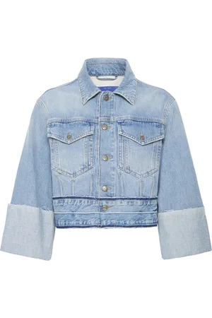 Ball Dames, Jassen, Blauw, Maat: S Denim