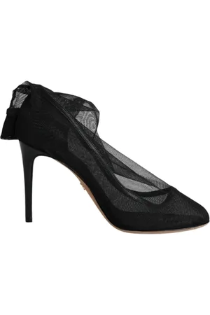 Dolce & Gabbana Dames, Schoenen, Zwart, Maat: 37 EU Leer