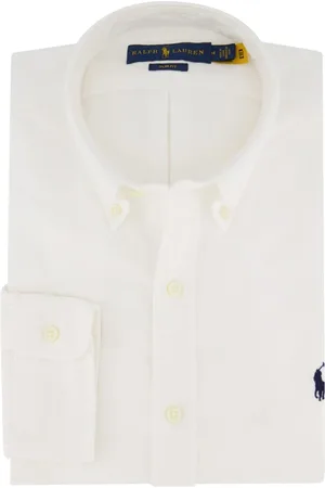 Ralph Lauren Heren, Overhemden, Wit, Maat: 2XL Katoen