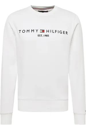 Tommy Hilfiger Heren, Sweatshirts & Hoodies, Wit, Maat: L Katoen