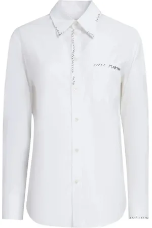 Marni Dames, Blouses & Shirts, Wit, Maat: XS Katoen