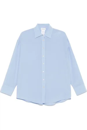 P.A.R.O.S.H. Dames, Blouses & Shirts, Blauw, Maat: M