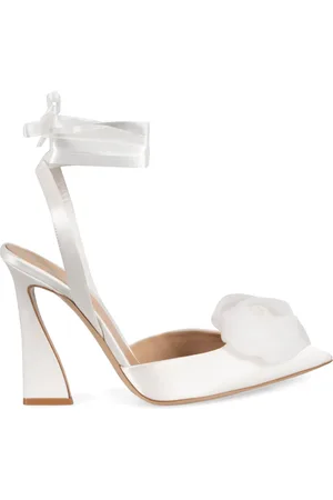 Gianvito Rossi Dames, Schoenen, Wit, Maat: 38 EU Leer