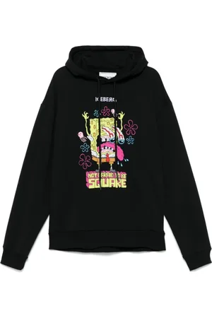 Iceberg Heren, Sweatshirts & Hoodies, Zwart, Maat: S Katoen