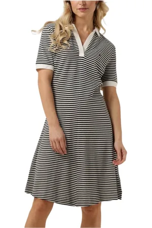 Tommy Hilfiger Dames, Jurken, Blauw, Maat: L