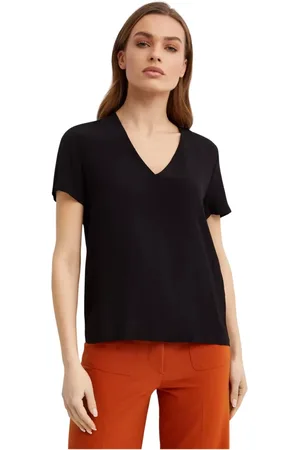 FAY Dames, Tops, Zwart, Maat: M Zijde