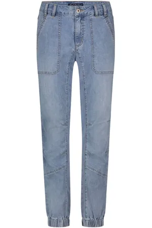 Red Button Dames, Jeans, Blauw, Maat: L Katoen