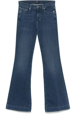 7 for all Mankind Dames, Jeans, Blauw, Maat: W25 Katoen