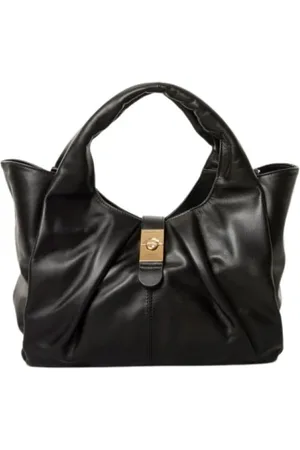 Borbonese Dames, Tassen, Zwart, Maat: ONE Size Leer